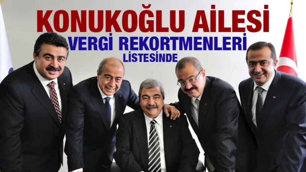 Vergi rekortmenlerinde Konukoğlu klasiği