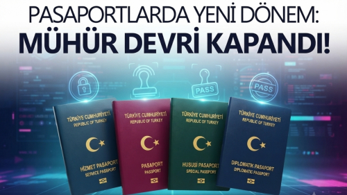 Pasaportlarda yeni dönem: Mühür devri kapandı!