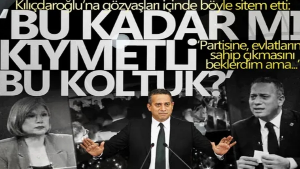 Ali Mahir Başarır'dan Kılıçdaroğlu'na sert sözler: Bu kadar mı önemli bu koltuk?