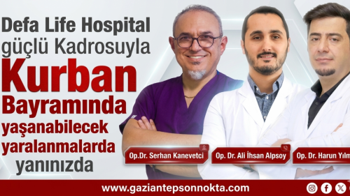 Defa Life Hospital’dan Kurban Bayramı uyarısı: El yaralanmalarına dikkat!