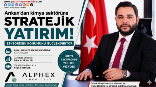 ARIKAN GROUP’TAN STRATEJİK HAMLE! QUARK KİMYA’YI SATIN ALIYOR