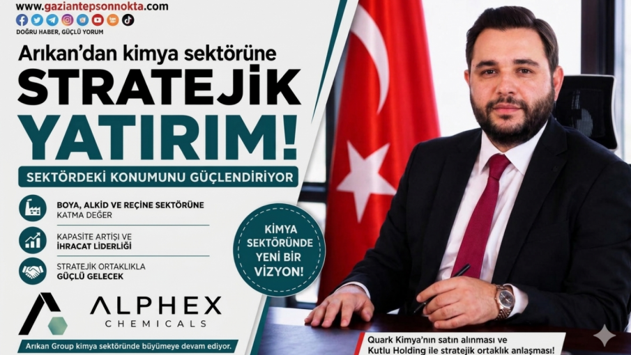 ARIKAN GROUP’TAN STRATEJİK HAMLE! QUARK KİMYA’YI SATIN ALIYOR
