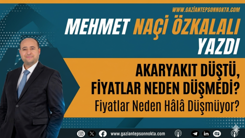 FİYATLAR ÇIKARKEN HIZLI, İNERKEN NEDEN YAVAŞ?
