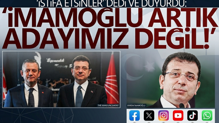 İmamoğlu'na CHP şoku! "Cumhurbaşkanı adayımız değil"