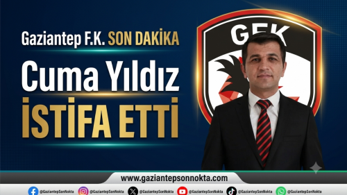 Gaziantep FK'da şok istifa