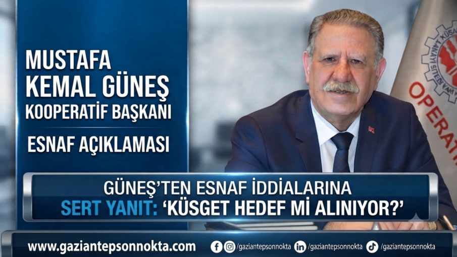 Mustafa Kemal Güneş’ten esnafın o iddialarına sert yanıt! KÜSGET hedef mi alınıyor?  İşte Kooperatif Başkanı Güneş’in o açıklamaları…