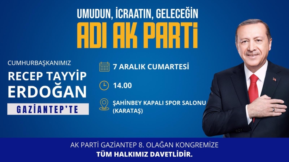 GAZİANTEP AK PARTİ İLAN