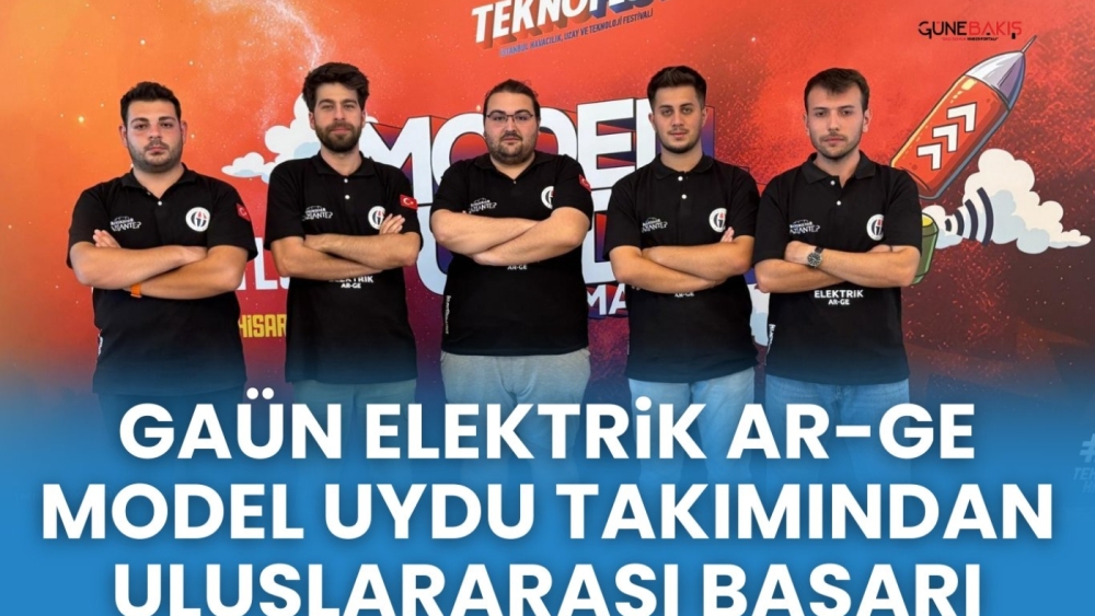 GAÜN elektrik Ar-Ge Model Uydu takımından uluslararası başarı