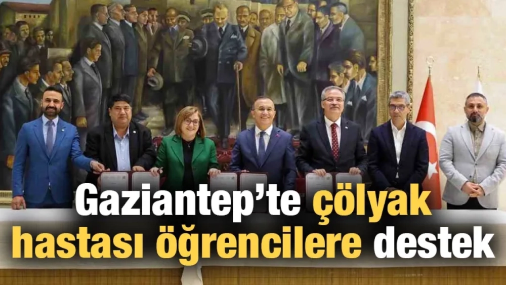 Gaziantep’te çölyak hastası öğrencilere destek
