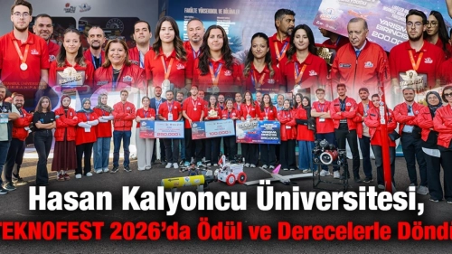 Hasan Kalyoncu Üniversitesi, TEKNOFEST 2026’da Ödül ve Derecelerle Döndü