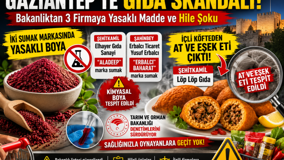 Gaziantep'te Gıda Skandalı! İçli Köftede At ve Eşek Eti Tespit Edildi