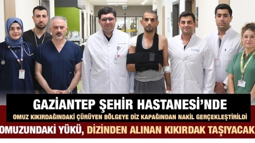 OMUZUNDAKİ YÜKÜ, DİZİNDEN ALINAN KIKIRDAK TAŞIYACAK