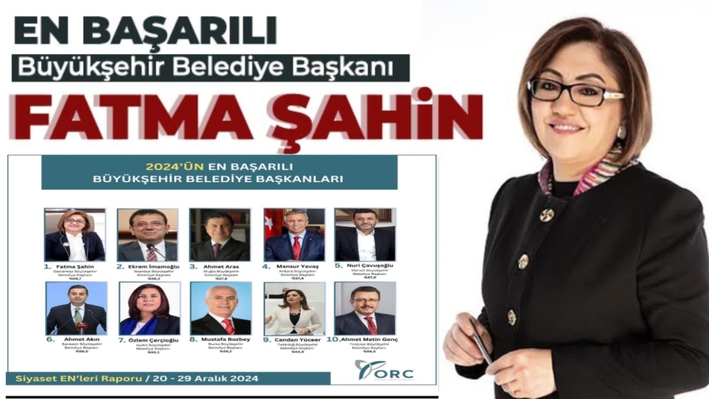 Fatma Şahin Zirvede!