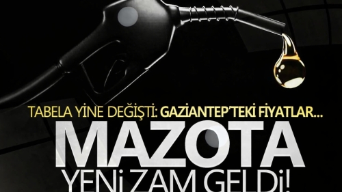 Pompaya yeni zam! Gece yarısı tabela değişti:Gaziantep 'deki fiyatlar...