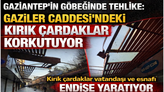 Gaziler ve Mütercim Asım'da Kırık Çardaklar Endişe Yaratıyor