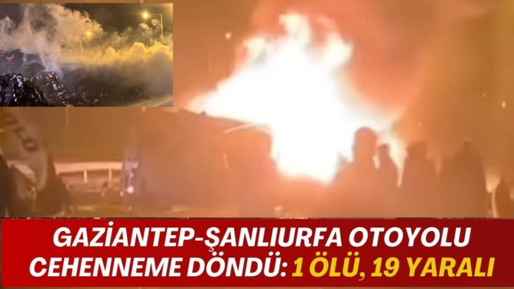 Gaziantep'de Büyük Kaza! Ölü Ve Çok sayıda Yaralı Var