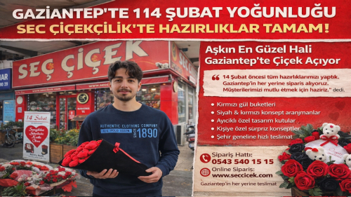 Sec Çiçekçilik’ten 14 Şubat İçin Büyük Hazırlık