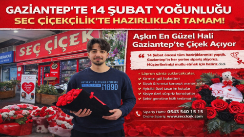 Sec Çiçekçilik’ten 14 Şubat İçin Büyük Hazırlık
