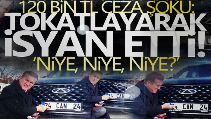 Mustafa Sarıgül’e ceza şoku! Plakayı tokatlayarak isyan etti: Niye, niye, niye? Soruyorum!