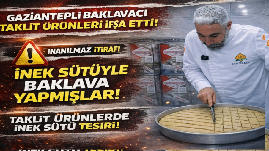 Gaziantep’te Sosyal Medya Fenomeni Baklavacı Kendi Kendini İfşa Etti