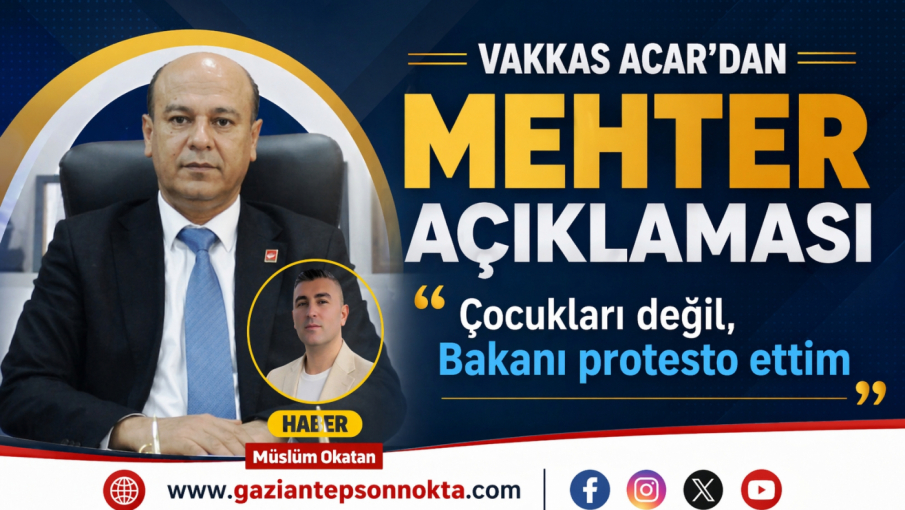 Vakkas Acar'dan  MEHTER AÇIKLAMASI  İZLE  Çocukları değil, Bakanı protesto ettim