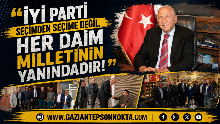 “İYİ PARTİ SEÇİMDEN SEÇİME DEĞİL, HER DAİM MİLLETİNİN YANINDADIR!”
