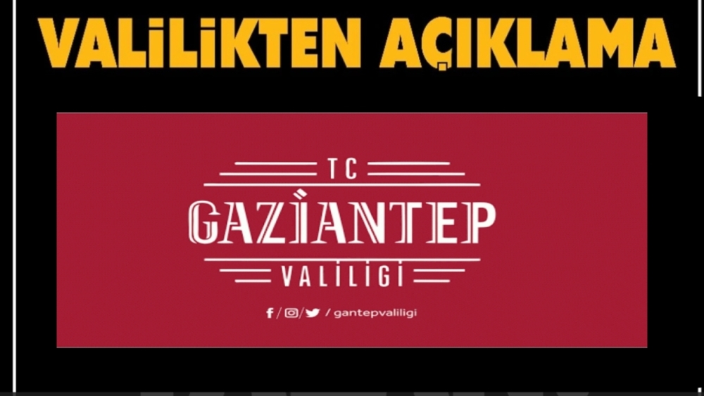 Gaziantep Valiliği’nde 30 Ağustos törenlerindeki gerilim ile ilgili açıklama