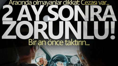 Araç içi kamerası için süre daralıyor! Taktırmayan muayeneden geçemeyecek