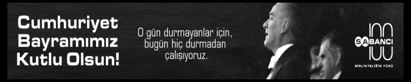 Sabancı 29 Ekim ilanı