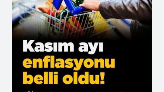 Son dakika...Kasım ayı enflasyon rakamları açıklandı!