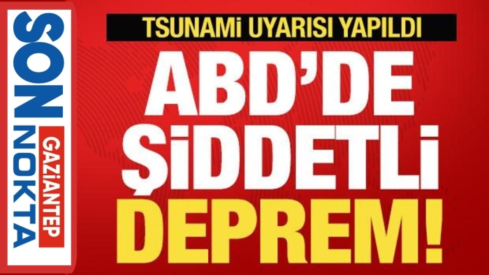 ABD'nin Kaliforniya eyaletinde 7.0 büyüklüğünde deprem