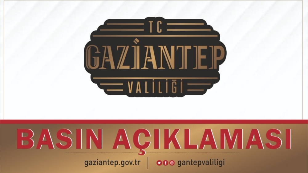 Gaziantep valiliğinden Gaziantep organize sanayi Bölgesi'ndeki patlama ile ilgili açıklama