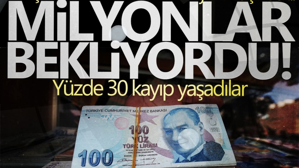 Milyonlar maaş düzenlemesi bekliyordu: Yüzde 30 kayıp yaşadılar!