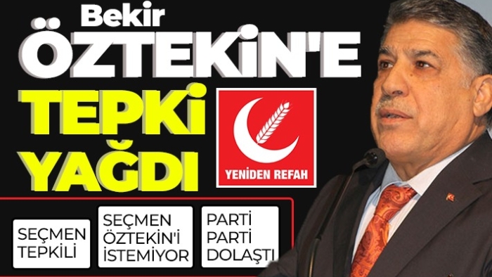 Bekir Öztekin'e tepki yağdı