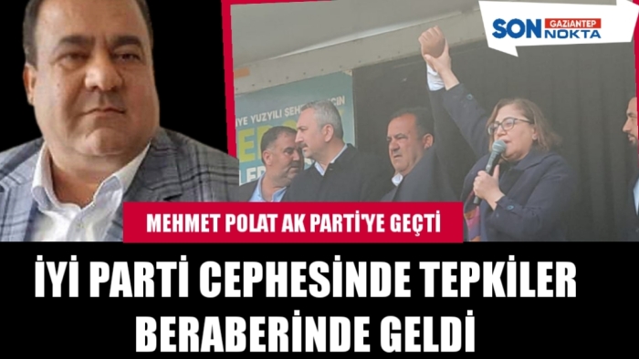 VE MEHMET POLAT AK PARTİ'YE GEÇTİ