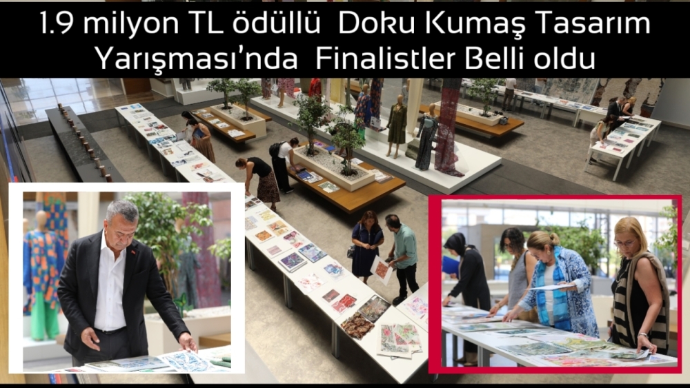 1.9 milyon TL ödüllü  Doku Kumaş Tasarım Yarışması’nda  finalistler belli oldu