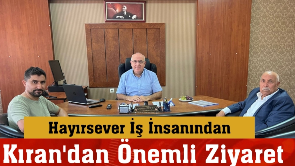 HAYIRSEVER İŞ İNSANINDAN  DURSUN TERZİ’YE ZİYARET