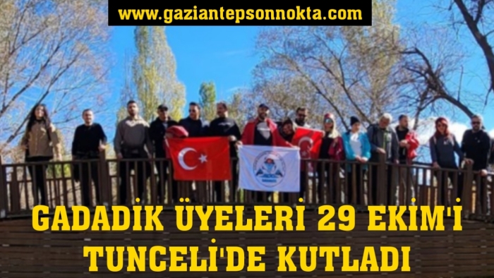 GADADİK üyeleri 29 Ekim’i Tunceli’de kutladı