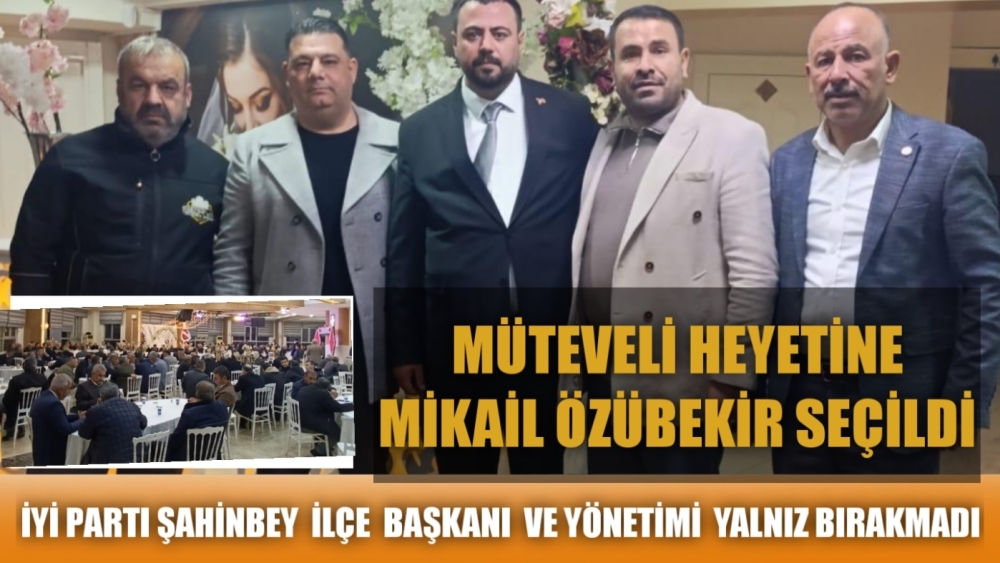 MUHTAR ÖZÜBEKİR'DEN MÜTEVELI HEYETINE GİRMESİ ONURUNA YEMEK