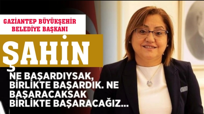 Fatma Şahin, Gazetecilere Teşekkür Etti