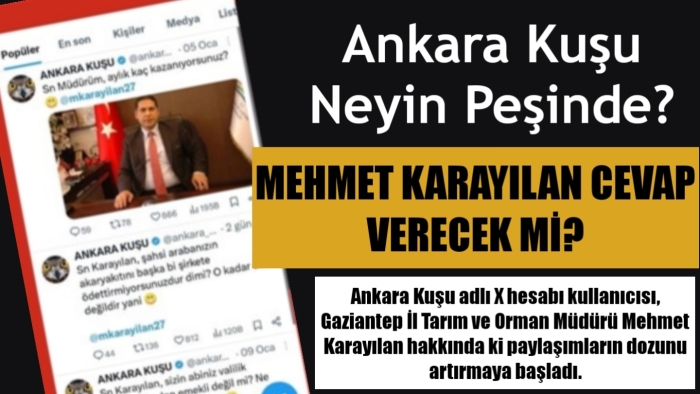 Ankara Kuşu neyin peşinde? İddialara Karayılan cevap verecek mi ?