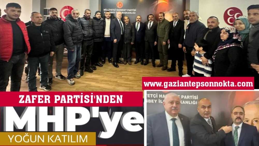 Zafer Partisi'nden MHP'ye yoğun katılım!