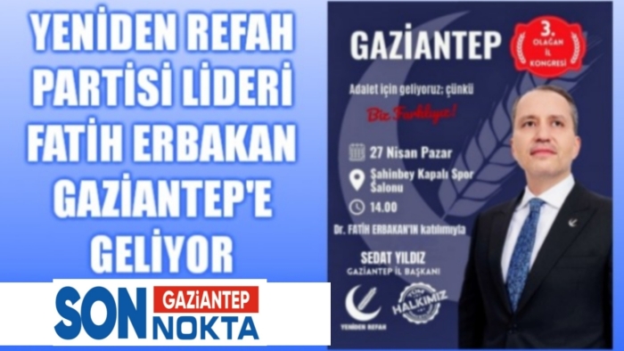 Yeniden Refah Partisi Kongre İlanı