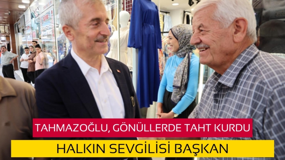 BAŞKAN TAHMAZOĞLU VATANDAŞ İLE İÇ İÇE