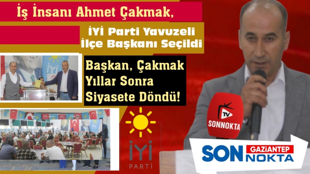 Yıllar Sonra Siyasete Dönen Ahmet Çakmak, Yavuzeli’nde Başkan Seçildi