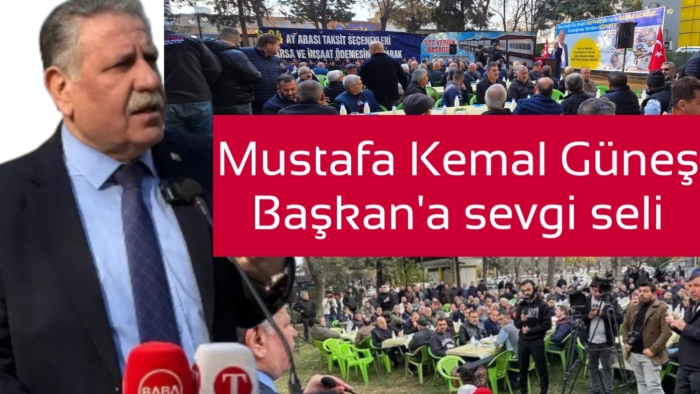 GÜNEŞ Başkan'a sevgi seli