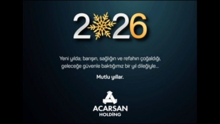 Toggle navigation GAZİANTEP HABERDAR × Aranacak kelimeyi bu alana yazın... AnasayfaGündemAcarsan Holding Yeni Yıl Kutlama İlanı31 Dec 2025 15:06 Acarsan Holding Yeni Yıl Kutlama İlanı