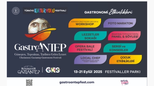 GastroANTEP Kültür Yolu Festivali ilan