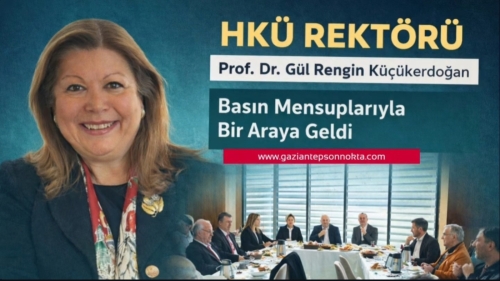 HKÜ Rektörü Prof. Dr. Gül Rengin Küçükerdoğan Basın Mensuplarıyla Buluştu
