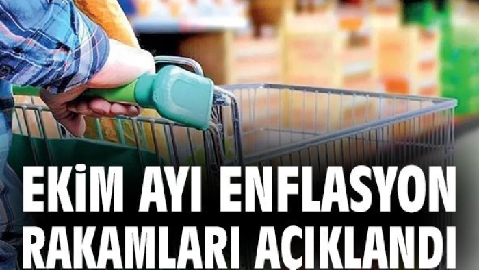 TÜİK ekim ayı enflasyonunu duyurdu